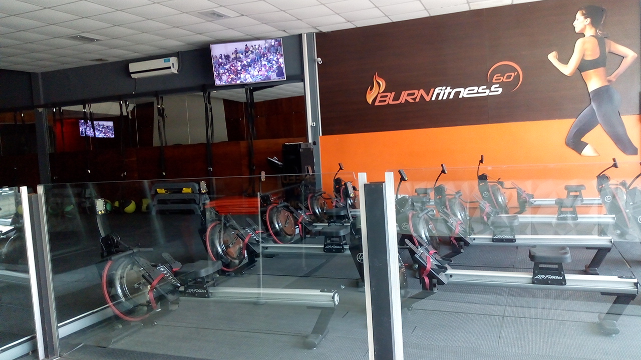 Sala de entrenamiento de Burn Fitness